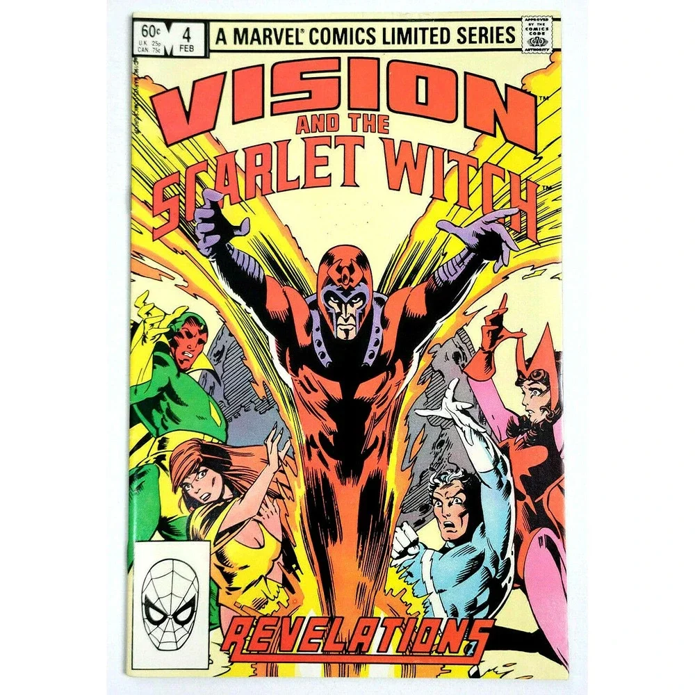 VISION AND THE SCARLET‎ WITCH # 4 - (1983) MAGNETO APPEARANCE